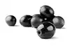 aceitunas negras, cortadas en rodajas