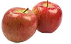 Manzana Braeburn, cortada en trozos de 1/2 pulgada