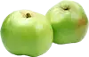 Manzana Bramley, pelada y rallada