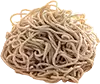 fideos soba, cocidos al dente y enjuagados