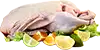 Medio pato asado, preferiblemente al estilo de Beijing