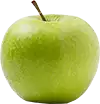 manzana rallada de 1 manzana Granny Smith pelada