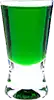 1/2 onza líquida hiram walker crema verde de menta