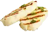 queso halloumi, cortado en rodajas