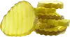 chips de pepinillos dulces, picados (el eneldo también funcionaría, solo usa lo que tengas)