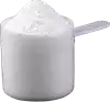 cucharada 100% de proteína de suero en polvo