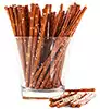 pretzels o palitos finos sin sal finamente triturados