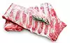 costillas de cerdo de estilo rústico