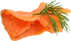 salmón ahumado en copos