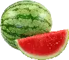 sandía (preferiblemente sin semillas), corteza y cualquier semilla desechada y fruta cortada en trozos de 1 pulgada