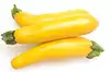 calabaza amarilla de verano, en rodajas finas