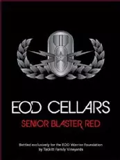Vino EOD Cellars Warrior Senior Blaster Merlot