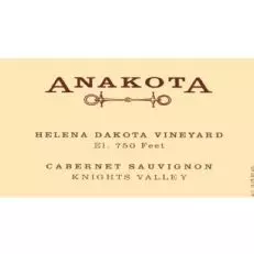 Anakota Helena Dakota Viñedo Cabernet Sauvignon