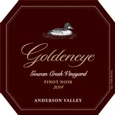 Viñedo Goldeneye Gowan Creek Pinot Noir