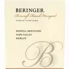 Merlot de Beringer Howell Mountain Bancroft Ranch