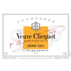 Veuve Clicquot Demi-Sec ( media botella)