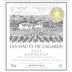 Les Hauts de Lagarde Burdeos Blanco