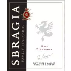 Zinfandel del Valle de Dry Creek de Sbragia Gino