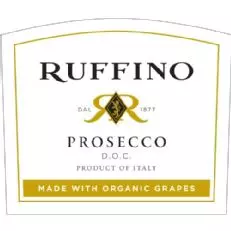 Prosecco Ruffino Elaborado con Uvas Ecológicas