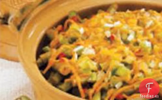 Horneado de Frijoles Verdes Picantes