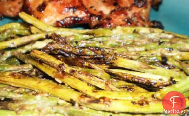 Espárragos Glaseados de Mostaza y Mayonesa (a la parrilla)