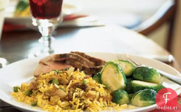 Pilaf de Basmati con Frutos y Pistachos