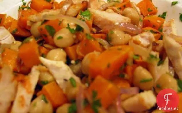 Ensalada de Pollo y Sésamo Negro