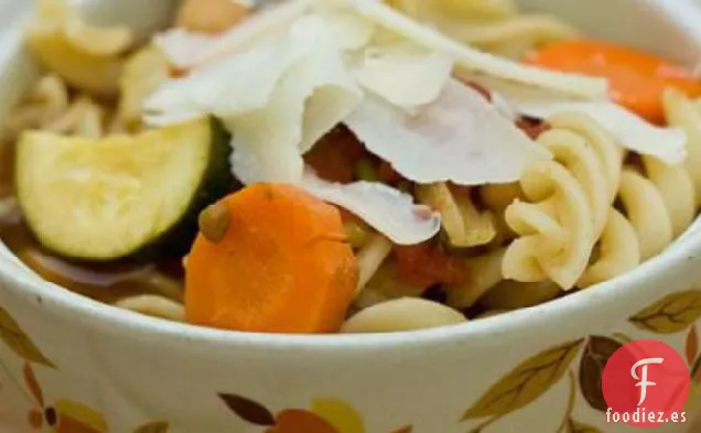 Sopa de Minestrone de Cocción Lenta