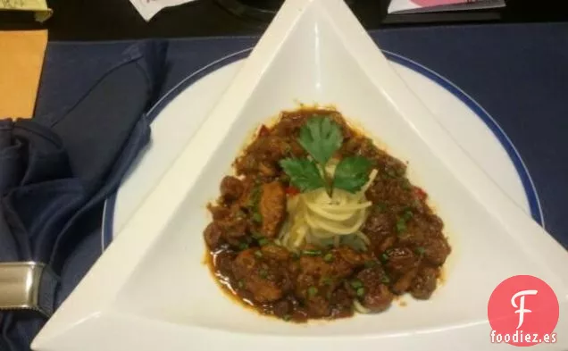 Salteado de Pollo al Anacardo