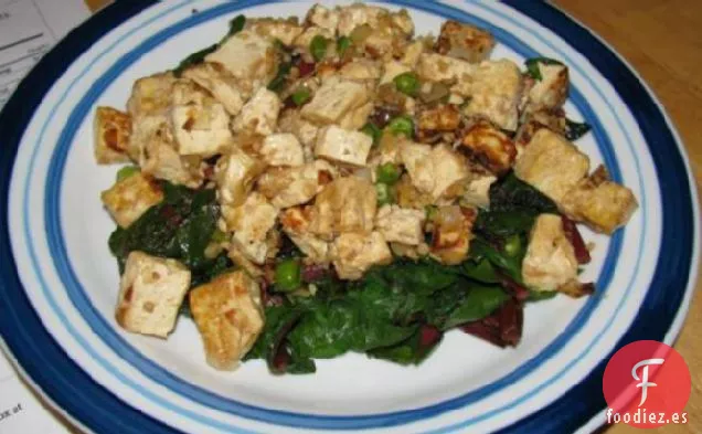 Verduras Tibetanas Con Tofu (Tofu Tse)