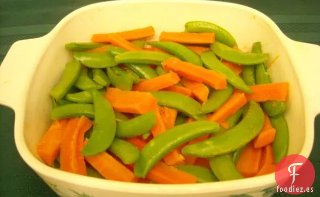 Fideos De Mandarina Y Sésamo Con Vieiras