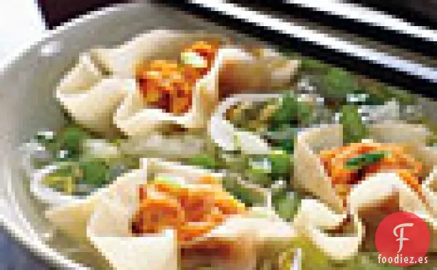 Sopa De Miso Con Albóndigas De Batata