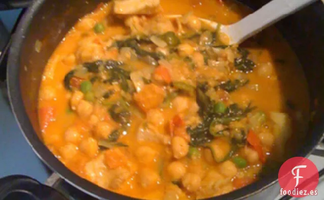 Curry de Garbanzos y Verduras