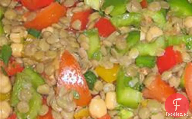 Ensalada Marroquí de Lentejas