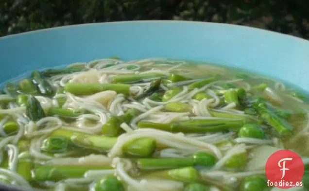 Sopa de Verduras de Primavera