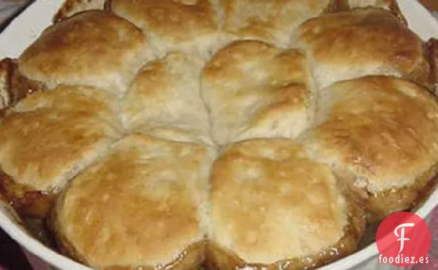 Pastel de Carne Cubierto de Galletas