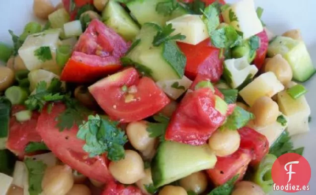 Ensalada de Tomate y Garbanzos