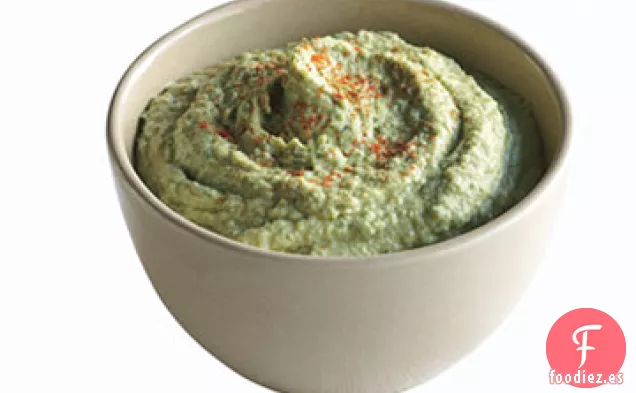Hummus de Perejil para Coliflor Cruda