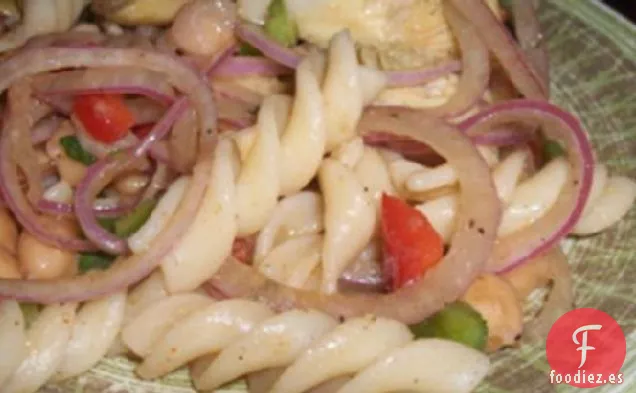 Ensalada Vegana de Pasta de Alcachofa