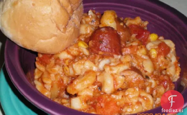 Estofado de Pasta de Salchicha de Olla de Barro