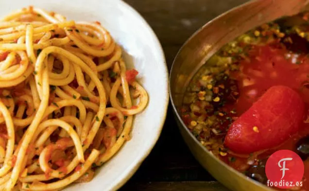 Espaguetis de Tomate Asado