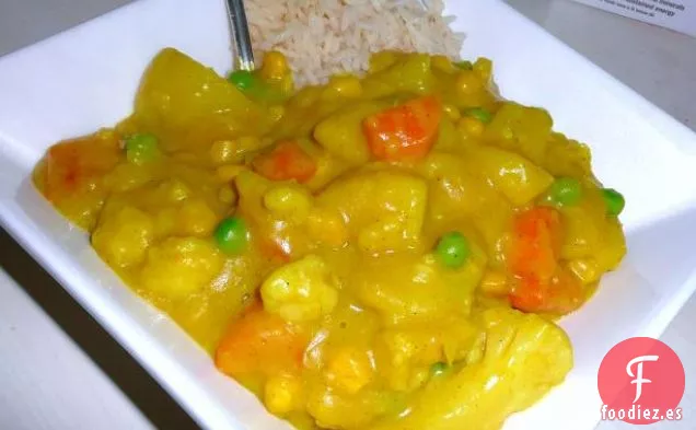 Curry de Comida Casera Vegana