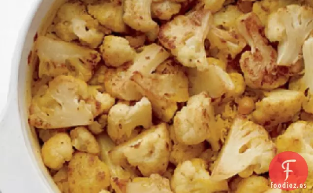 Arroz de Coliflor al Curry de Una Olla