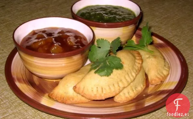 Pasteles de Samosa de Verduras de las Indias Orientales