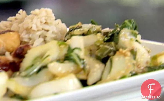Verduras Chinas Salteadas de Sésamo