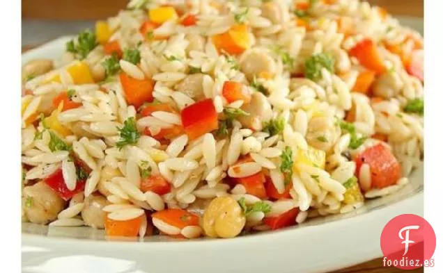 Ensalada de Pasta con Orzo y Pimienta de Dana