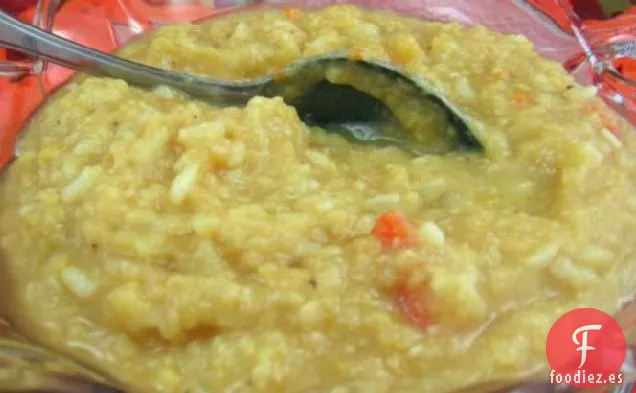 Sopa de Guisantes De Kittencal Con Hueso De Jamón (Olla o Estufa)
