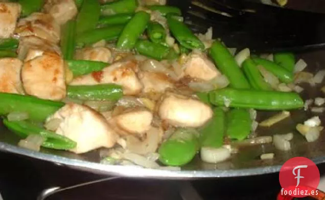 Guisantes y Pollo