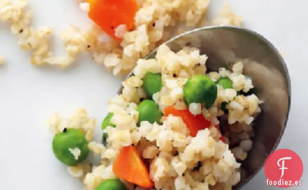 Bulgur con Guisantes y Zanahorias