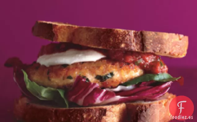 Hamburguesas de Pollo a la Parmesana